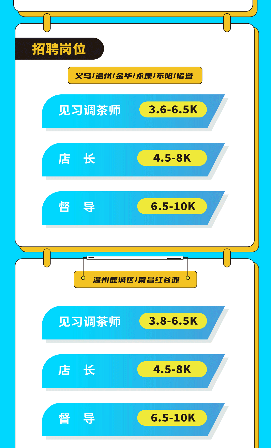 凯发集团(中国)公司奶茶招聘